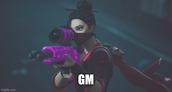 red jade sniper | GM | image tagged in red jade sniper | made w/ Imgflip meme maker