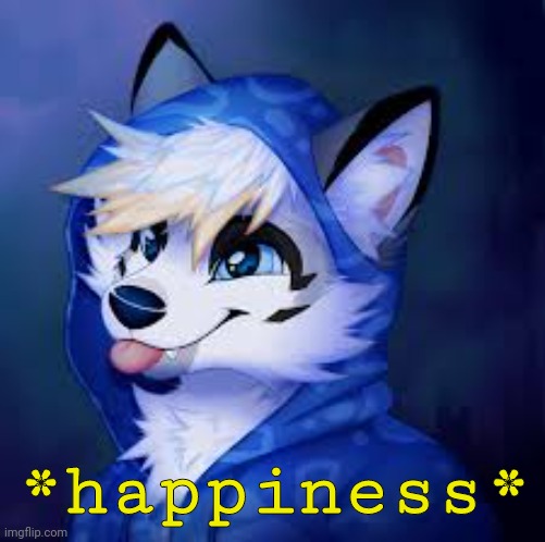 Furry happiness Blank Meme Template