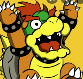 High Quality bowser shocked 0o0 Blank Meme Template