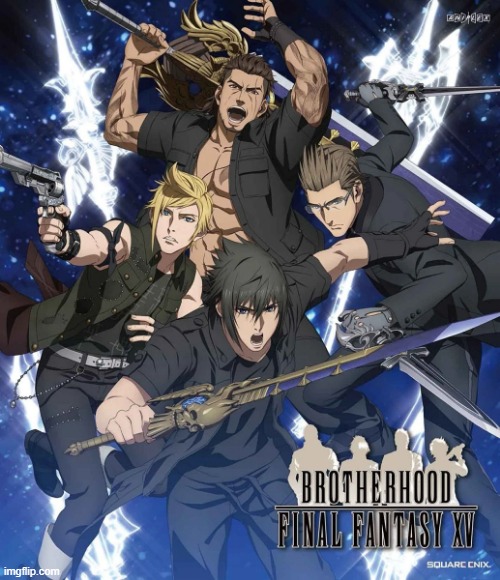ffxv but it's an anime | made w/ Imgflip meme maker