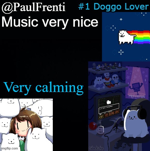 {damn, not the curvy brackets again} | Music very nice; Very calming | image tagged in paul frenti template | made w/ Imgflip meme maker