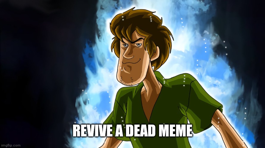 Ultra instinct shaggy | REVIVE A DEAD MEME | image tagged in ultra instinct shaggy | made w/ Imgflip meme maker