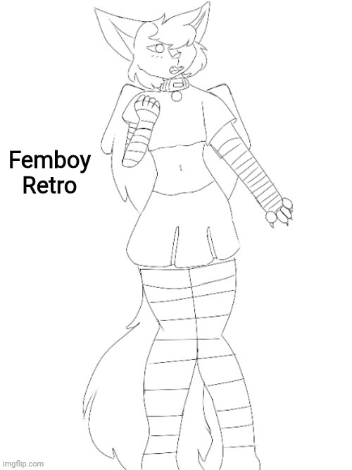 He's a femboy so he counts.. right?(mod: ok) | Femboy
Retro | image tagged in femboy retrothefloof | made w/ Imgflip meme maker