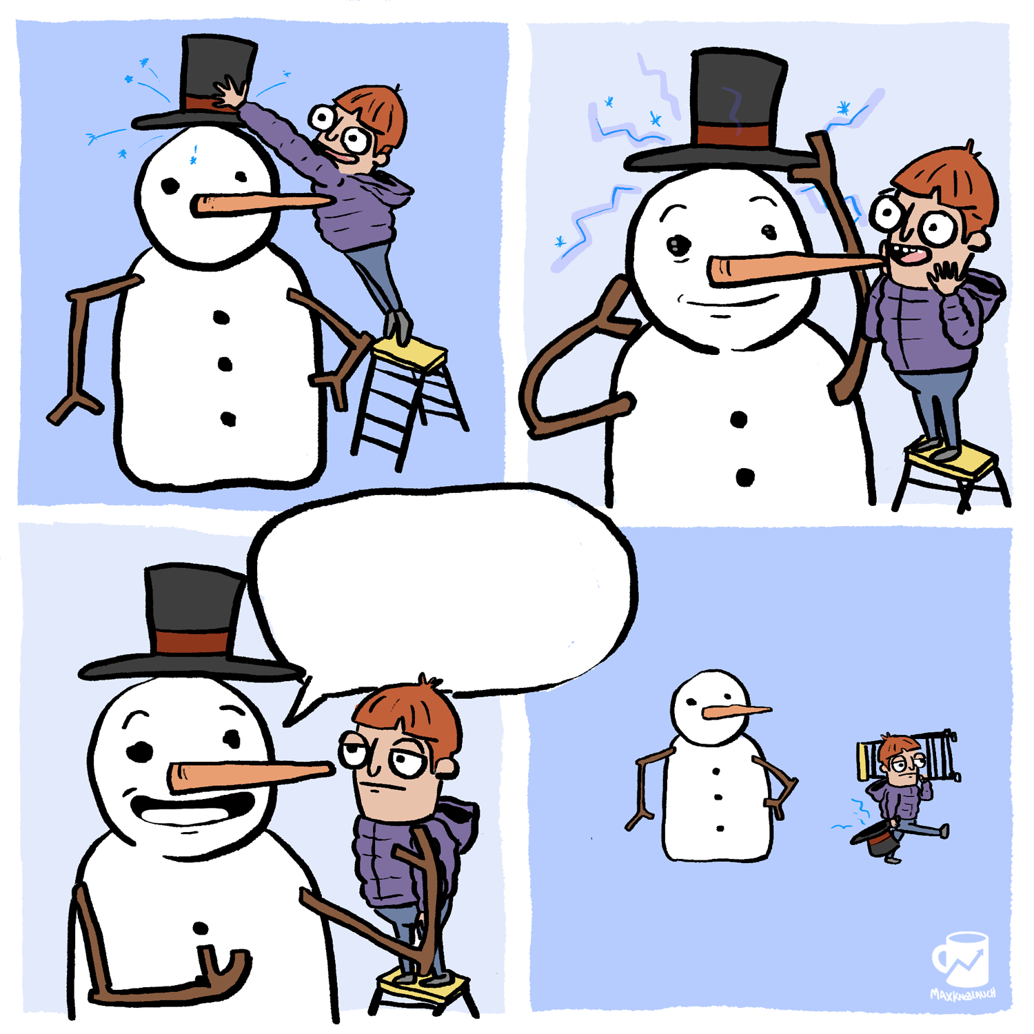 Insufferable Snowman Blank Meme Template