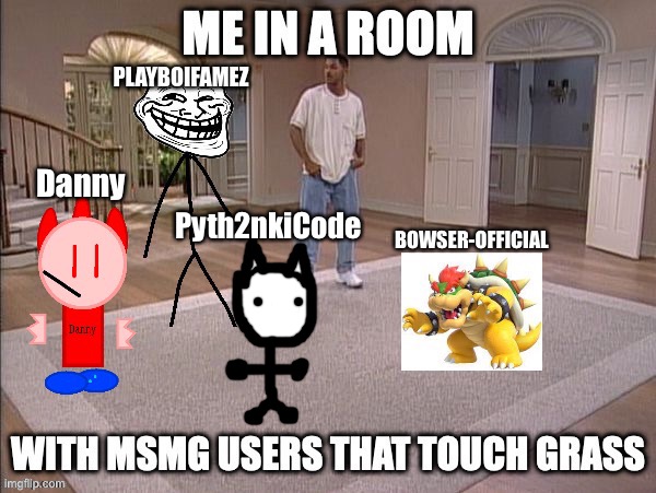 Because what better may I do other than put my funny OC I made from an idea I stole from funny Danny man | Pyth2nkiCode | made w/ Imgflip meme maker