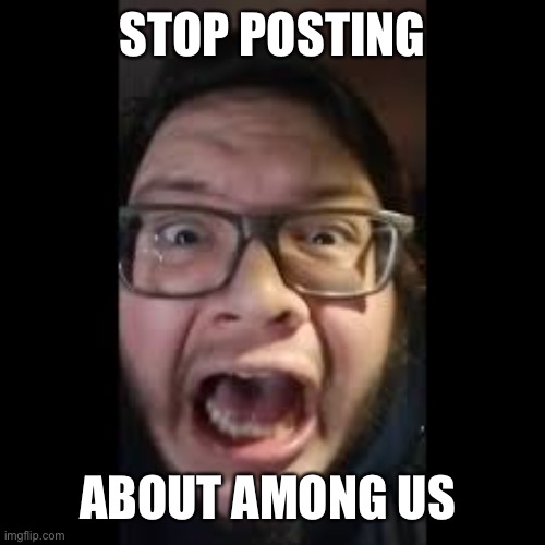 STOP. POSTING. ABOUT AMONG US | STOP POSTING ABOUT AMONG US | image tagged in stop posting about among us | made w/ Imgflip meme maker