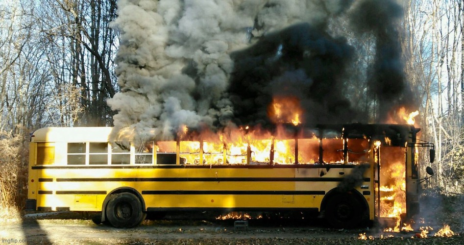 The tragic school bus | made w/ Imgflip meme maker