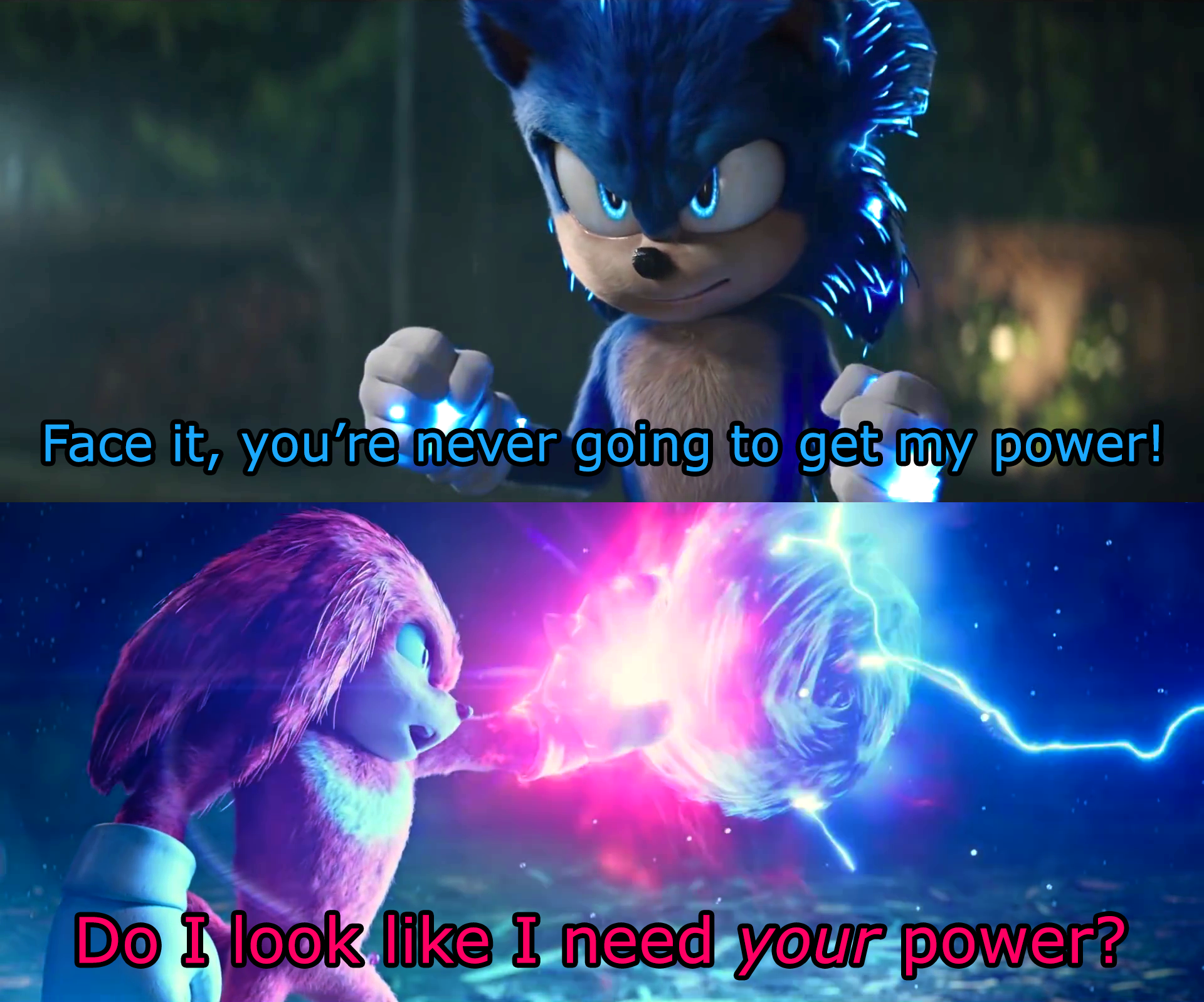 High Quality Sonic 2 Trailer Blank Meme Template