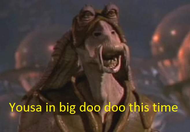 High Quality Yousa in big doo doo this time Captain Tarpals Blank Meme Template