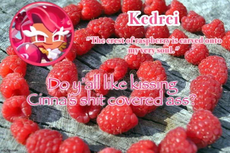 yes kedrei, YOU do. get back down on your knees like a good little ass sucker :) | made w/ Imgflip meme maker