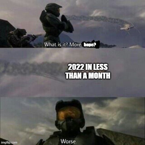 What is it? More Brutes? | hope? 2022 IN LESS THAN A MONTH | image tagged in what is it more brutes | made w/ Imgflip meme maker