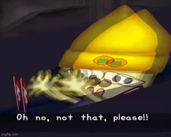 New temp moment | image tagged in oh no not that please | made w/ Imgflip meme maker