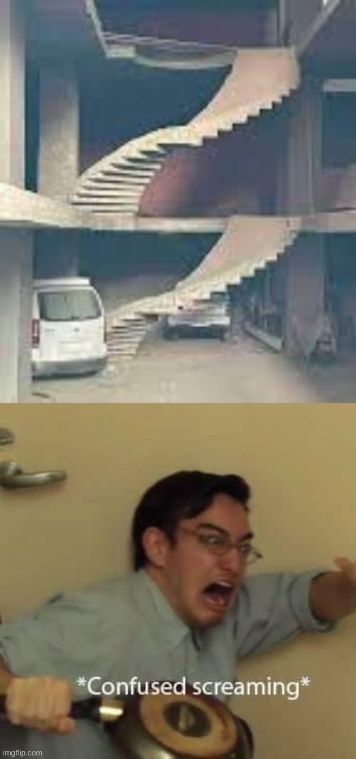 Failed Stair Design | image tagged in confused screaming,memes,funny,you had one job,do you are have stupid | made w/ Imgflip meme maker