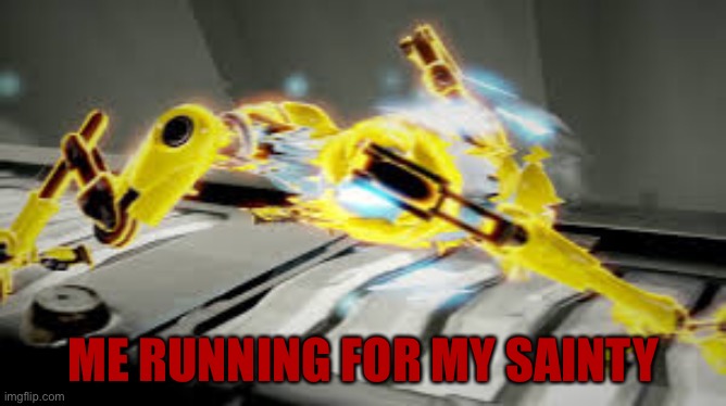 ME RUNNING FOR MY SAINTY | made w/ Imgflip meme maker