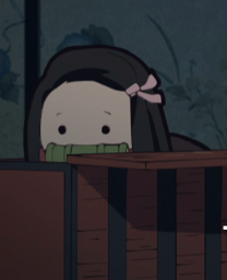 High Quality Happy Nezuko Blank Meme Template