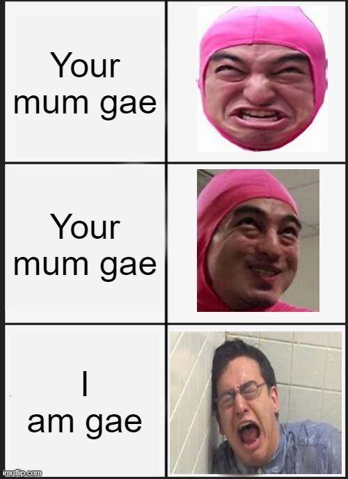 Panik Kalm Panik Meme | Your mum gae; Your mum gae; I am gae | image tagged in memes,panik kalm panik | made w/ Imgflip meme maker