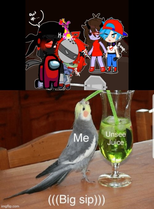 Unsee juice | image tagged in unsee juice,madness combat,gacha life | made w/ Imgflip meme maker