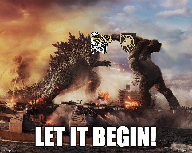 Let's go Midshipmen! Beat Army! | LET IT BEGIN! | image tagged in sports,college football,football,army,navy,us navy | made w/ Imgflip meme maker