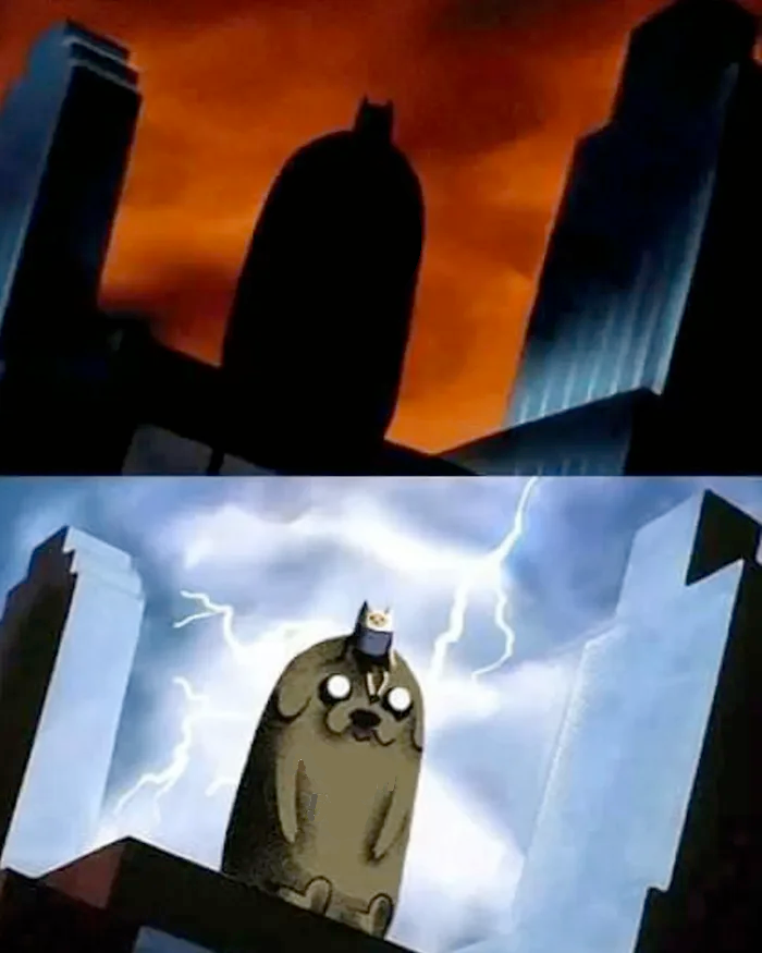 Bat Adventure Time Blank Meme Template