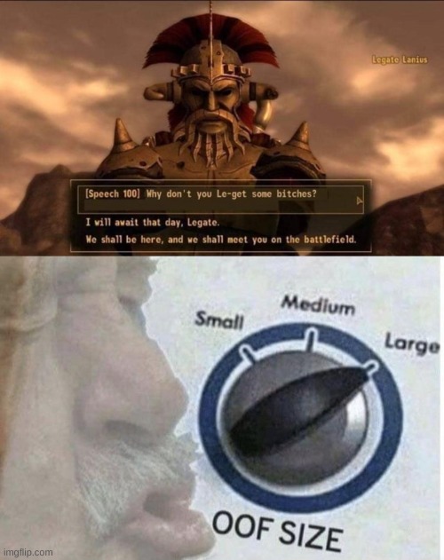 image tagged in oof size large | made w/ Imgflip meme maker