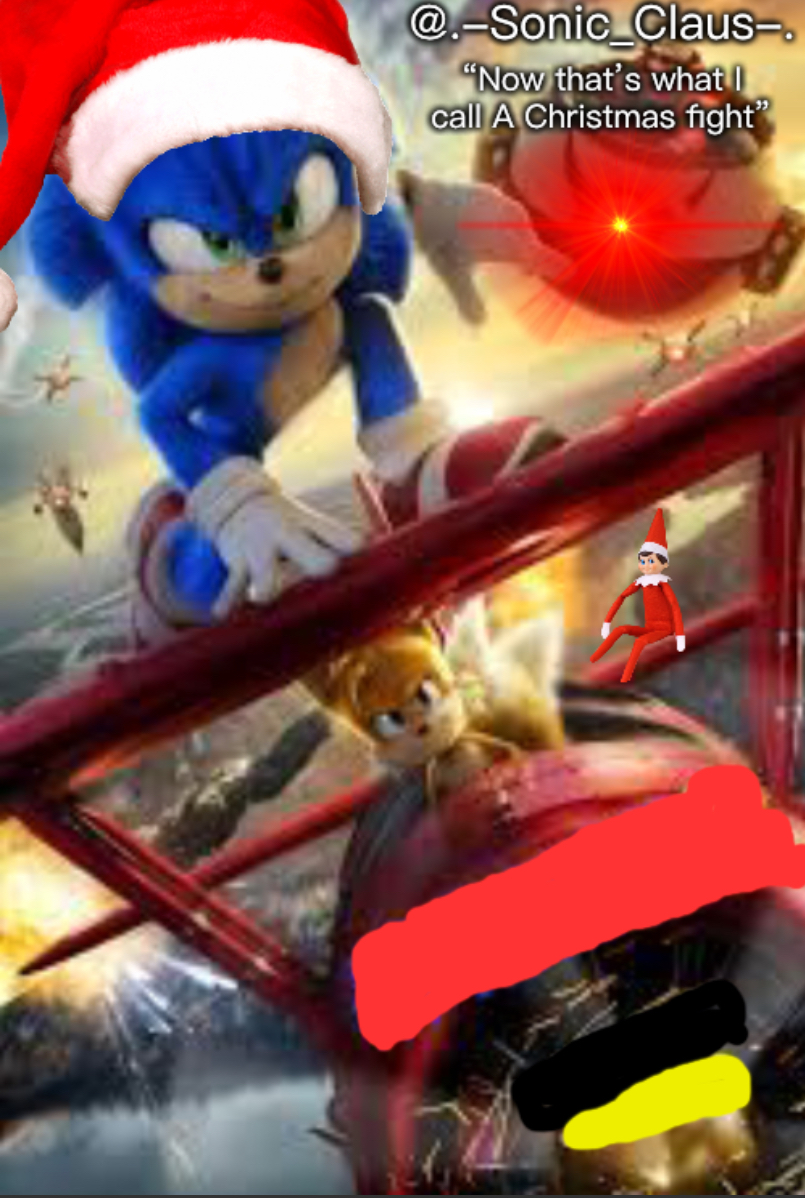 .-Sonic-Claus-.’s announcement template V2 Blank Meme Template