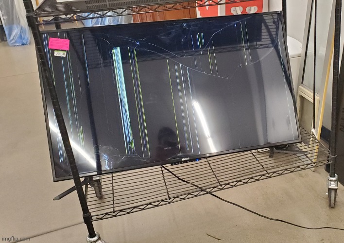 Broken tv | image tagged in broken tv | made w/ Imgflip meme maker