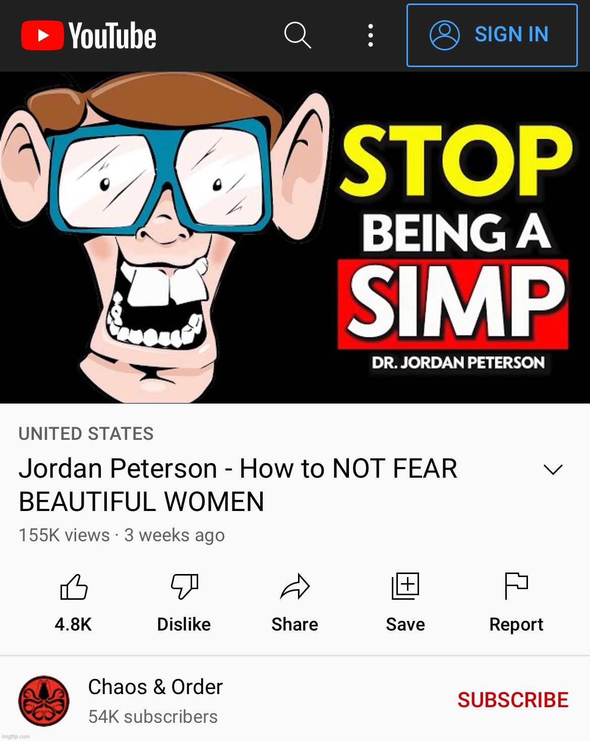 The thumbnail is a personal attack | made w/ Imgflip meme maker