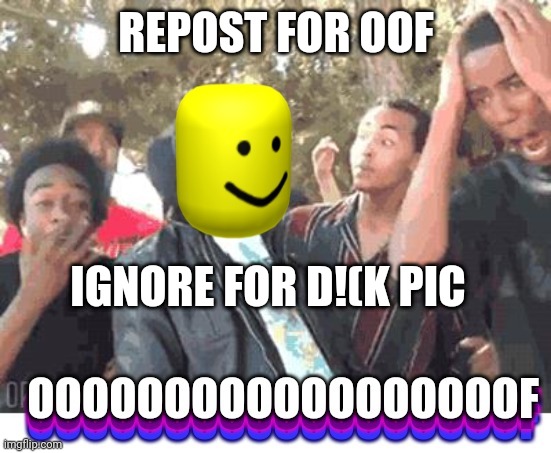 OOOOOOOOOOOOOOOOOOF | REPOST FOR OOF; IGNORE FOR D!(K PIC | image tagged in oooooooooooooooooof | made w/ Imgflip meme maker