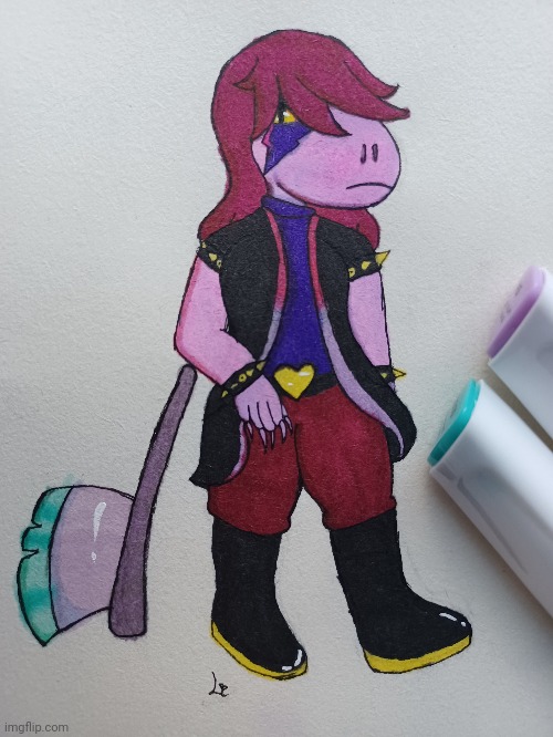Got some new markers and drew Susie :D | made w/ Imgflip meme maker