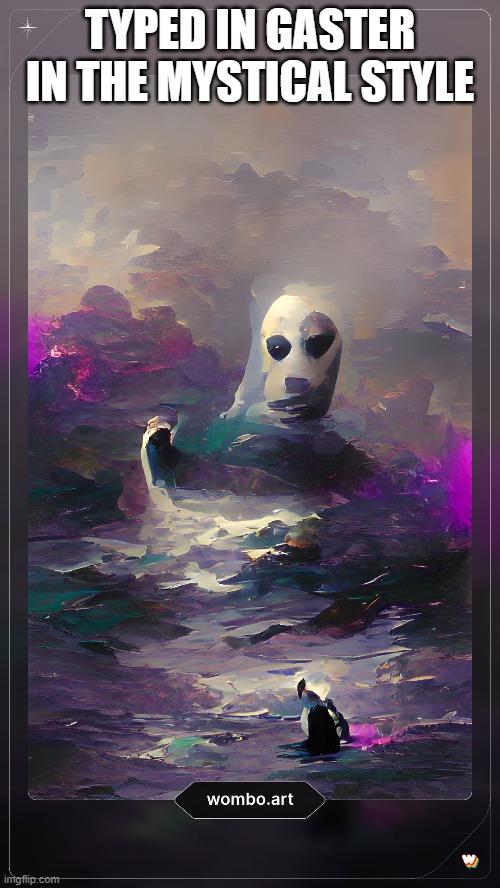 hmmmmmm | TYPED IN GASTER IN THE MYSTICAL STYLE | made w/ Imgflip meme maker