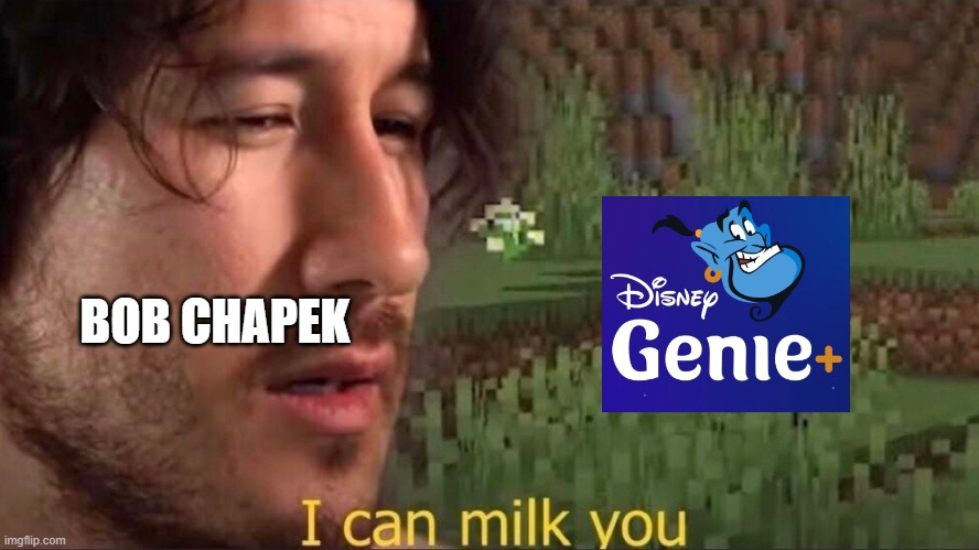 Everyone in the Disney Community would know what's up | BOB CHAPEK | image tagged in i can milk you template,markiplier,disney | made w/ Imgflip meme maker