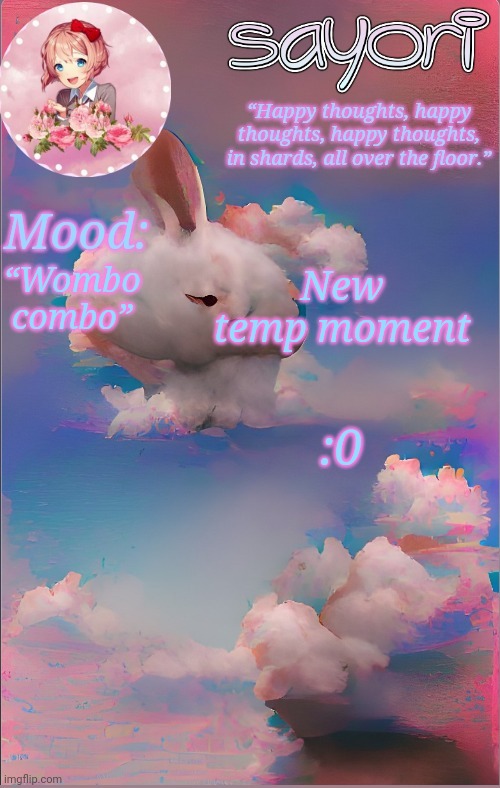 Wombo | New temp moment; “Wombo combo”; :0 | image tagged in wombo art combo | made w/ Imgflip meme maker