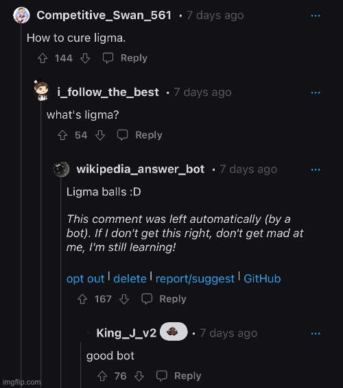 good bot | made w/ Imgflip meme maker
