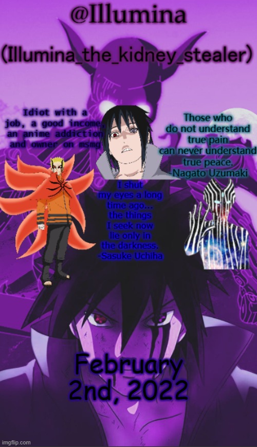 Illumina high effort temp | February 2nd, 2022 | made w/ Imgflip meme maker