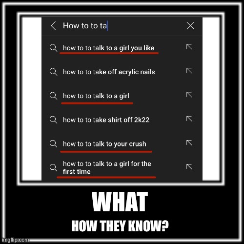 How they know tho? - Imgflip