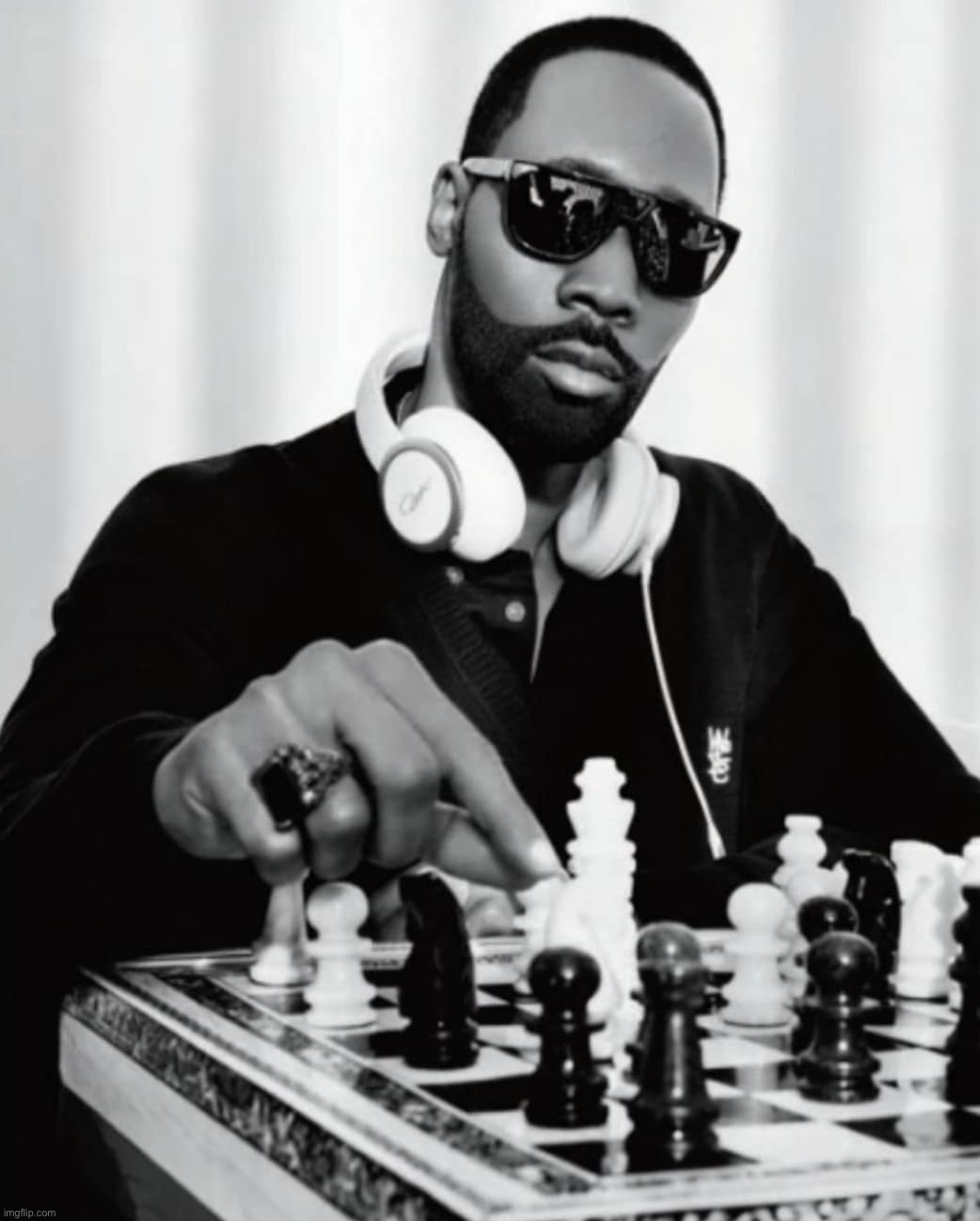 RZA chess | image tagged in rza chess | made w/ Imgflip meme maker