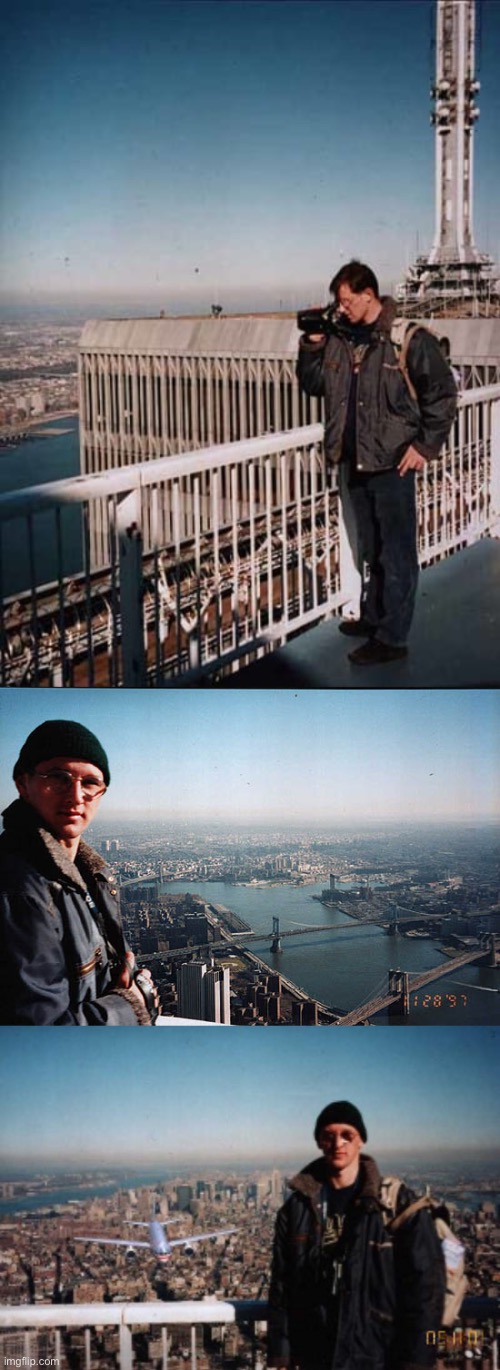 My friend went to NY in 2001, here’s some photos | made w/ Imgflip meme maker