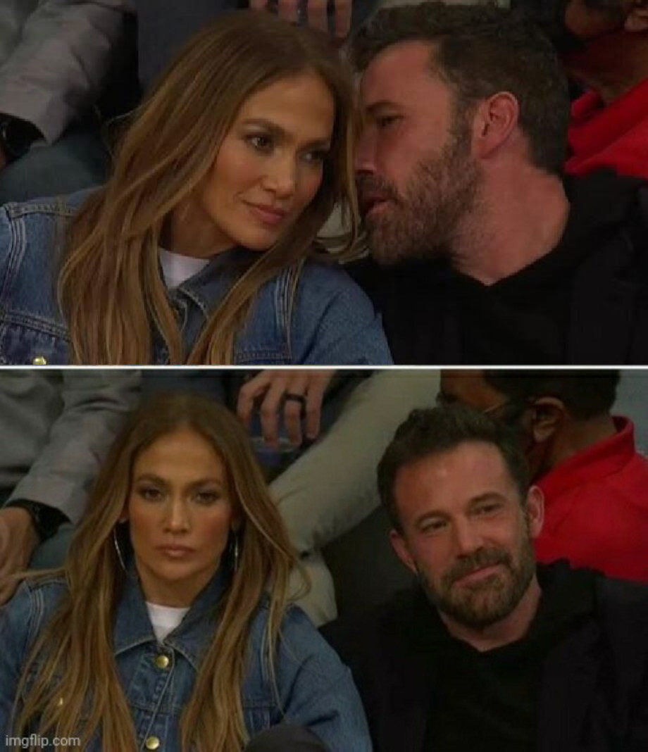 High Quality Jennifer Lopez and Ben Affleck Blank Meme Template