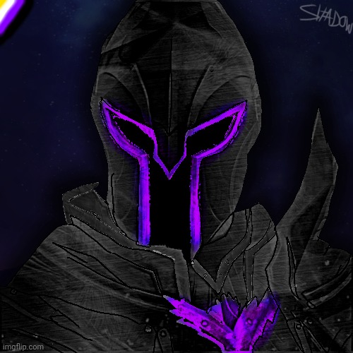 Black Iron Warrior. Art by of course me. | made w/ Imgflip meme maker