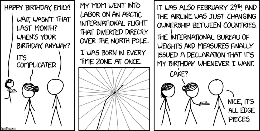 Edge cake | image tagged in xkcd,comics | made w/ Imgflip meme maker