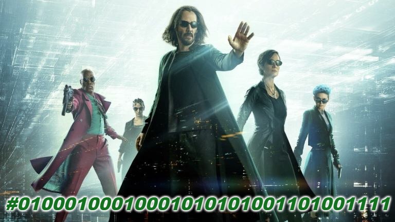 #01000100010001010101001101001111 | image tagged in matrix,welcome to the matrix | made w/ Imgflip meme maker