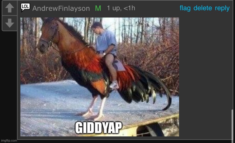 Holy shit guys a global mod commented better shitpost on it | made w/ Imgflip meme maker