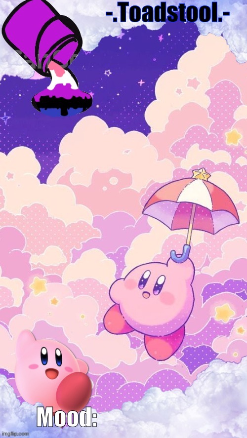 High Quality Toadstool's Kirby announcement temp Blank Meme Template
