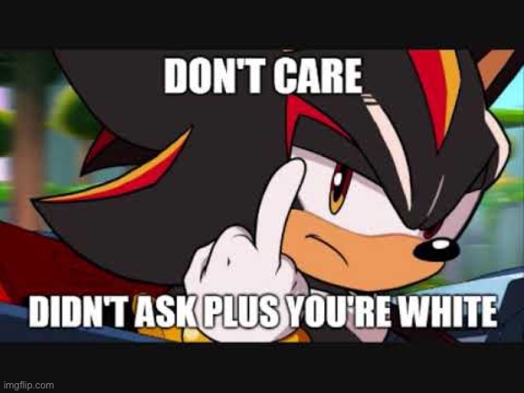 wait can shadow say the n word? | made w/ Imgflip meme maker