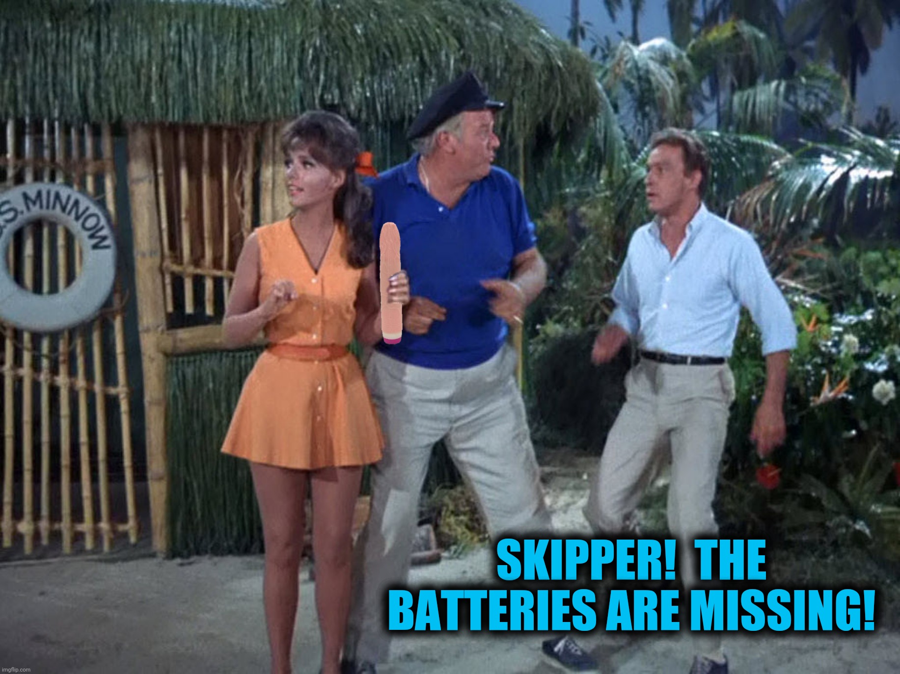 SKIPPER!  THE BATTERIES ARE MISSING! | made w/ Imgflip meme maker