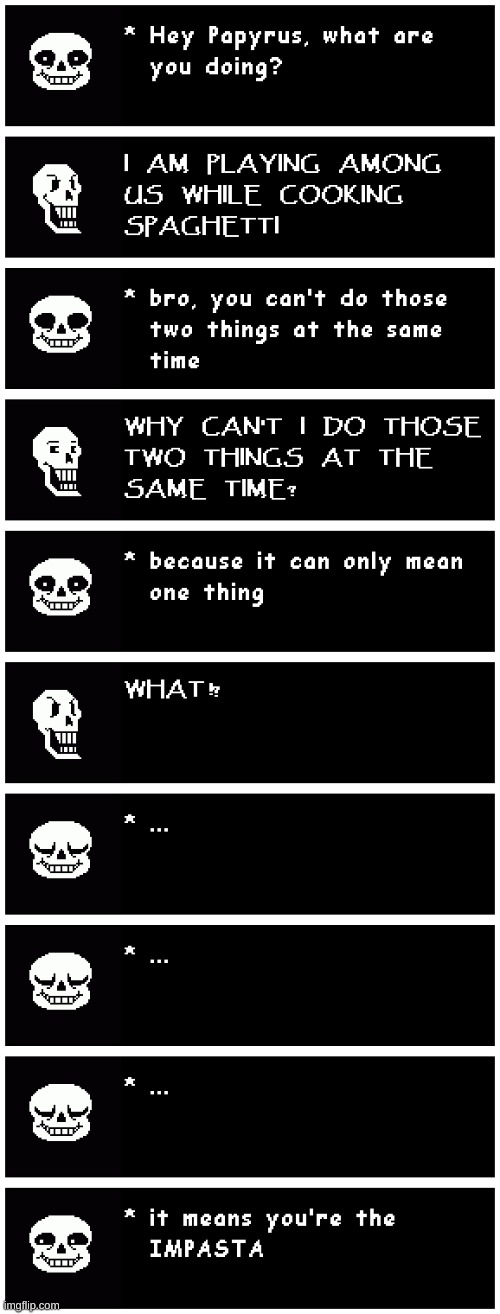 A new undertale comic | image tagged in memes,among us,comics,undertale | made w/ Imgflip meme maker