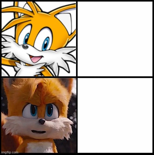 image tagged in tails drake format | made w/ Imgflip meme maker