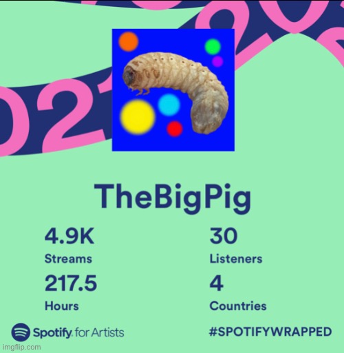 Thanks for listening | image tagged in spotify | made w/ Imgflip meme maker