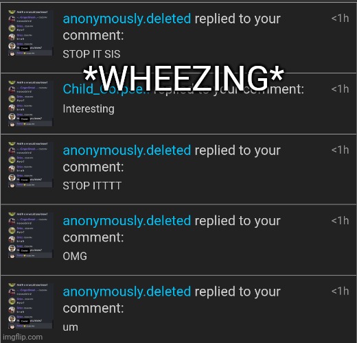 I realized I was using Corpse to try to get over my feelings for Del, so I broke up w him | *WHEEZING* | made w/ Imgflip meme maker