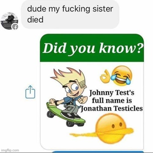 Johnathan testicles | made w/ Imgflip meme maker